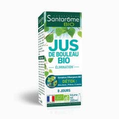 Jus de Bouleau Bio 200ml Draine & Détoxifie Santarome