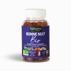 Bonne Nuit Bio 60 gummies Pour des nuits sereines Santarome