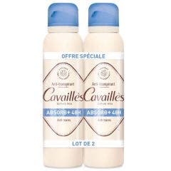 Déodorant Spray Anti-traces 48H 2x150ml Absorb + Rogé Cavaillès