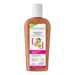 Shampooing traitant bio 400ml Cuir chevelu sensible Argile Rose Dermaclay