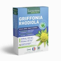Griffonia Rhodiola 30 gélules Equilibre émotionnel Santarome