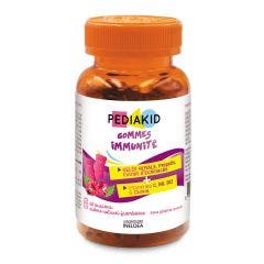 Gommes Immunite Gout Framboise 60 Oursons Pediakid