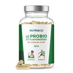Probio² Probiotiques et Flavonoïdes 60 gélules Gastro-Résistantes NUTRI&CO