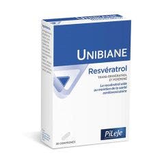 Resvératrol 30 comprimés Unibiane Pileje