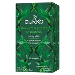 Thés énergie & vitalité - Thé vert matcha suprême x 20 sachets Pukka