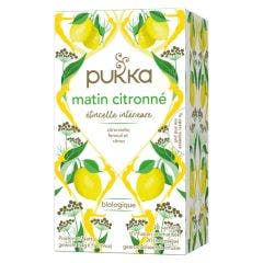 Infusion Bio Matin citronné 20 sachets Pukka