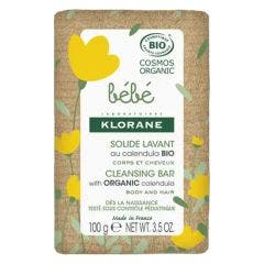 Savon Solide Lavant au calendula Bio 100g Bébé Klorane