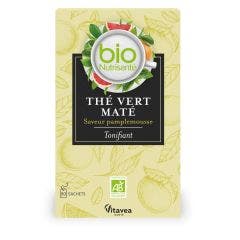 Thé vert maté Pamplemousse 20 sachets BioNutrisanté Vitavea Santé