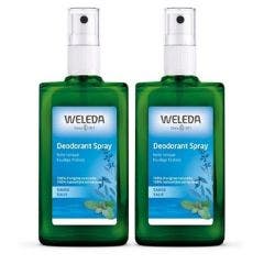 Spray à la Sauge 2x100ml Deodorant Note tonique Weleda