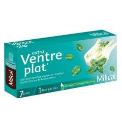 Extra Ventre Plat x7 doses de 10 ml Saveur Menthe Poivrée Milical