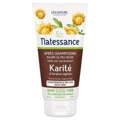 Apres Shampooing Ultra-Riche Karité Et Kératine Végétale 150ml Cheveux Tres Secs Crepus ou Frisés Natessance