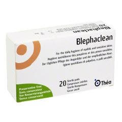 Blephaclean Compresses Pre-impregnes Steriles Pour Paupieres X20 Thea