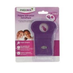 Peigne Metallique Anti Poux 3 En 1 Omega Pharma