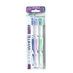 Brosse A Dents Souple Brush Family X3 Superwhite
