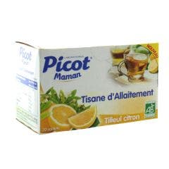 Maman Tisane D'allaitement Tilleul Citron 20 Sachets Picot