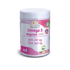 Omega 3 Magnum 1400 90 Gelules Be-Life