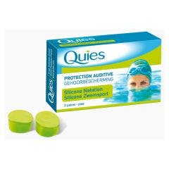 Protection Auditive Silicone Special Natation 3 Paires Quies