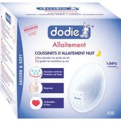 DODIE COUSSINETS D'ALLAITEMENT NUIT INDIVIDUELS X30