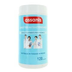Boite De Lingettes Anti-bacteriennes Nettoyantes X120 Assanis