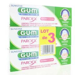 Paroex Dentifrice Traitement D'attaque 3x75ml Gum