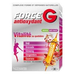 Force G Antioxydant 20 Ampoules De 10ml Nutrisante