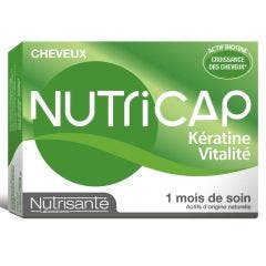 Nutricap Keratine Vitalite Cheveux 30 Capsules Nutrisante
