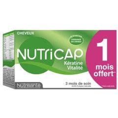 Nutricap Keratine Vitalite Cheveux 90 Capsules Nutrisante