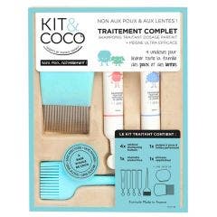 Kit & Coco Traitement Complet Anti Poux Et Lentes 4 Unidoses De + Accessoires 25ml Kit&Coco