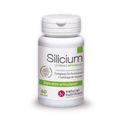 Silicium Bien-etre Articulaire 60 Gelules Natural Nutrition