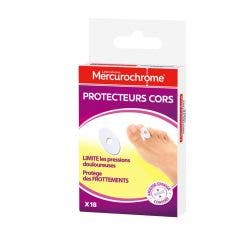 Protecteur Cors Sur Orteils Mercurochrome