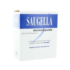 Lingettes nettoyantes x10 Dermoliquide Saugella