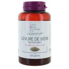 Levure De Biere Revivifiable 200 Gelules Easyparapharmacie