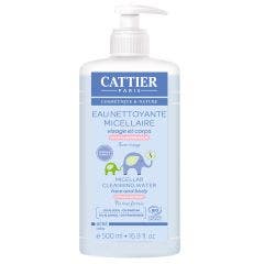 Eau Nettoyante Micellaire Hypoallergenique Bio 500ml Bebe Cattier