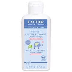 Liniment Lait Nettoyant Hypoallergenique Pour Le Change Bio 200ml Bebe Cattier