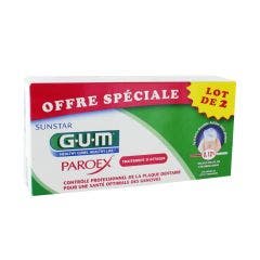 GUM PAROEX DENTIFRICE TRAITEMENT D'ATTAQUE 2X75ML