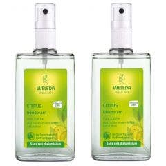 Déodorant Efficacite 24h 2x100ml Citrus Weleda