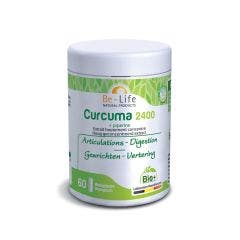 Curcuma + Piperine Bio 60 Gelules 2400mg Be-Life