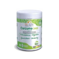Curcuma + Piperine Bio 60 Gelules 2400mg Be-Life