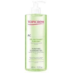Gel Nettoyant Purifiant 400ml Ac Peaux Mixtes A Grasses Topicrem