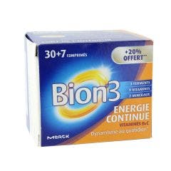 Energie Continue 30 + 7 Comprimes Bion 3