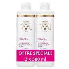 Taaj Eau Micellaire Visage Et Yeux 2x500ml Taaj