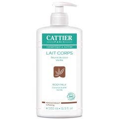 Lait Corps Adoucissant Beurre De Coco Vanille Bio 500ml Cattier