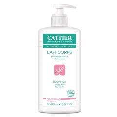Lait Corps Nourrissant Beurre de Karité Et Geranium Bio 500ml Cattier