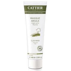 Masque Visage Verte Et Menthe Peaux Grasses Bio 100ml Cattier