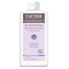 Shampooing Extra-doux Usage Quotidien Lait d'Avoine Bio 1l Cattier