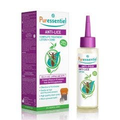 Traitement Complet Lotion + Peigne 100 ml Anti-Poux Puressentiel