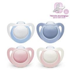 Sucettes Physiologiques En Silicone Genius Taille 2 6-18 Mois X2 Nuk