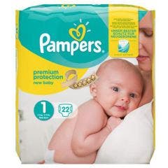 PAMPERS NEW BABY COUCHES TAILLE 1 2-5 KG X22