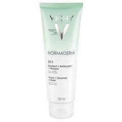 Nettoyant 3en1 Peaux Sensibles 125ml Normaderm Vichy