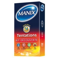 Tentations Kit Decouverte Preservatifs X14 x14 Tentations Manix